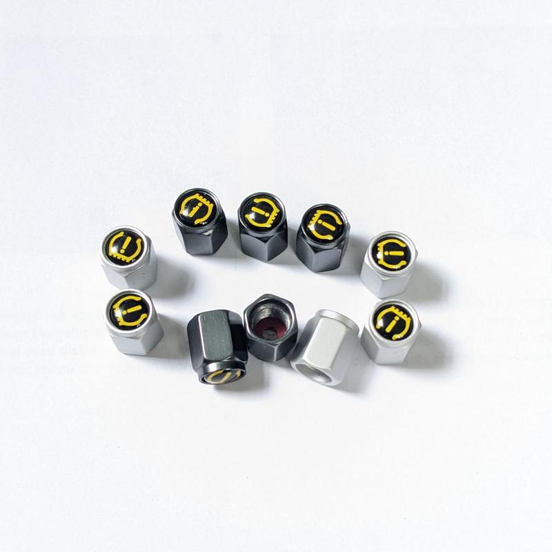 Bộ 4 Nắp Bịt Đầu Van Cá Tính Cho Ô Tô - Xe Máy Cảm Biến Áp Suất Lốp TPMS