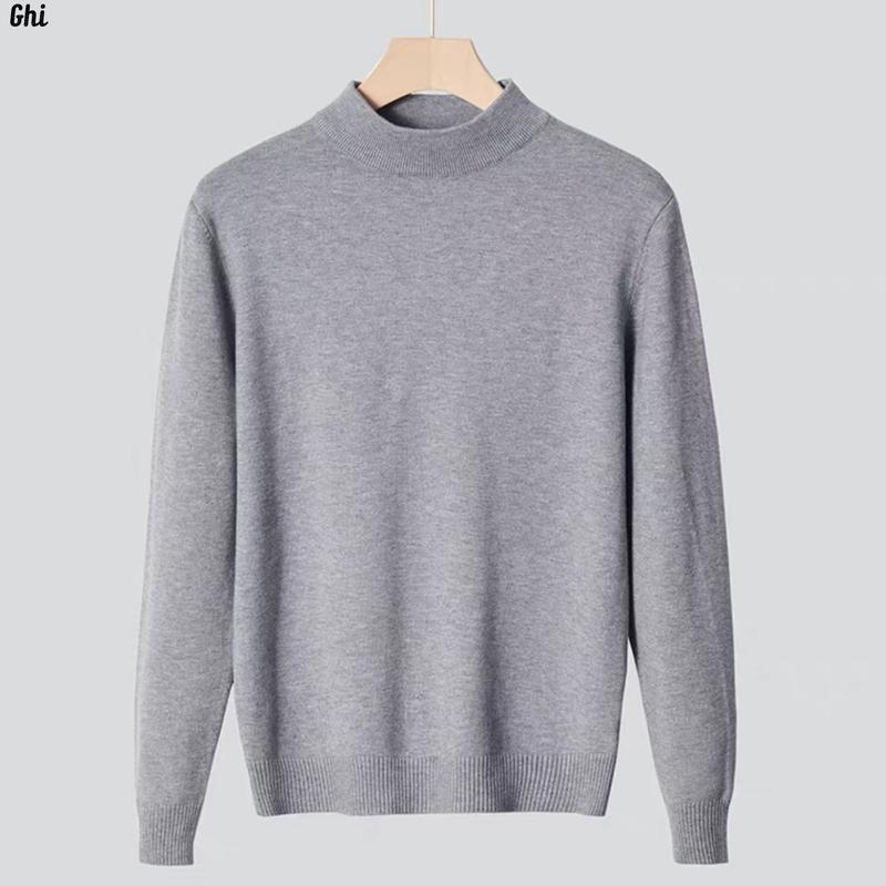 Product Introduction of áo len Cổ 5Cm nam Dài Tay Chuẩn Fom Dễ Mặc Menswear Shirt Menswear Shirt Đen sentinials sweater áo len áokhoác hoànggia áo len 8