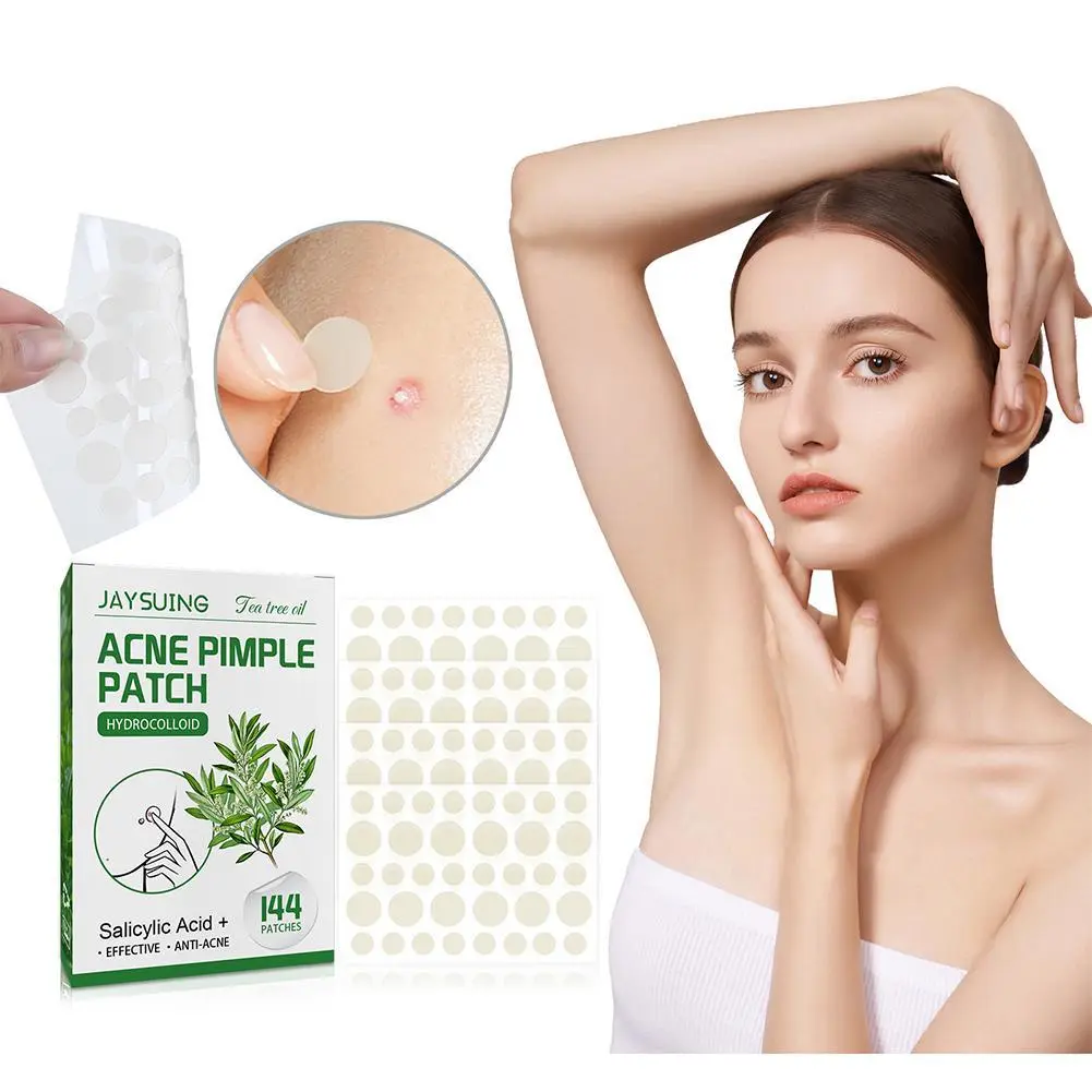 Effective Waterproof Acne Pimple Patches Hydrocolloid Patches 144pcs/12pcs Facial Care Pimples