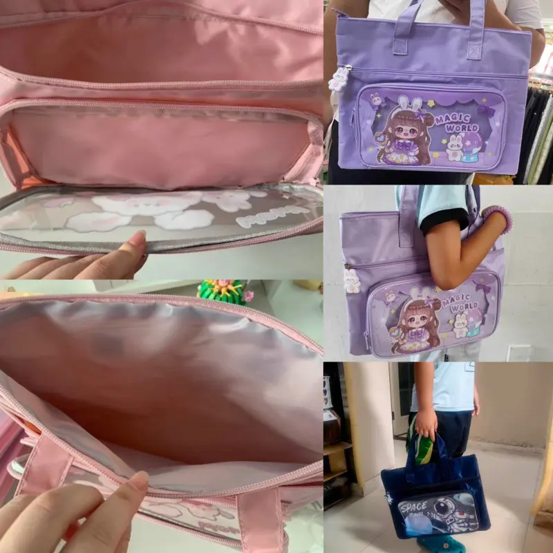 Tas les / sekolah anak serbaguna tutor bag kantong serbaguna cute hand bag 3