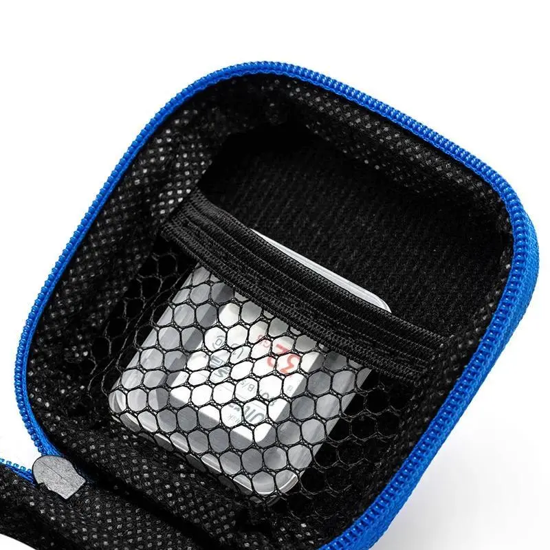Portable Shockproof Headphone Case, Earphone Bag, Headset Storage Bag, Hard Shell Earphone Accessories for Memory Card & USB Cable, Audio 4