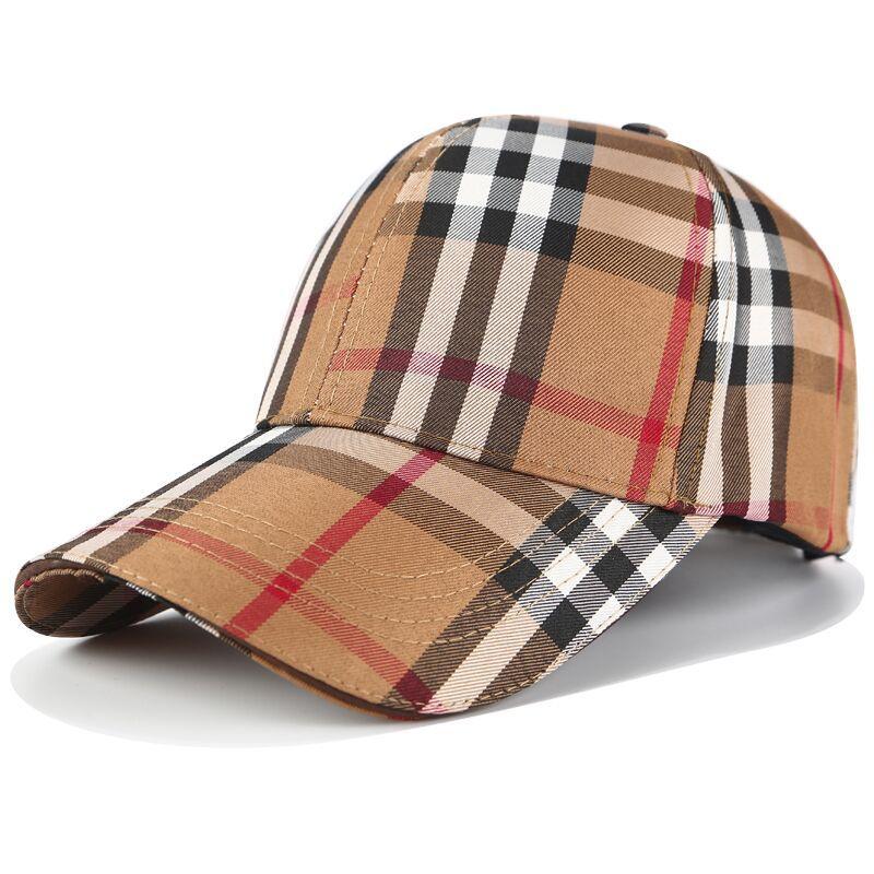 Product Introduction of Baseball cap plaid peaked cap outdoor sun hat travel hat beach hat sun hat 3