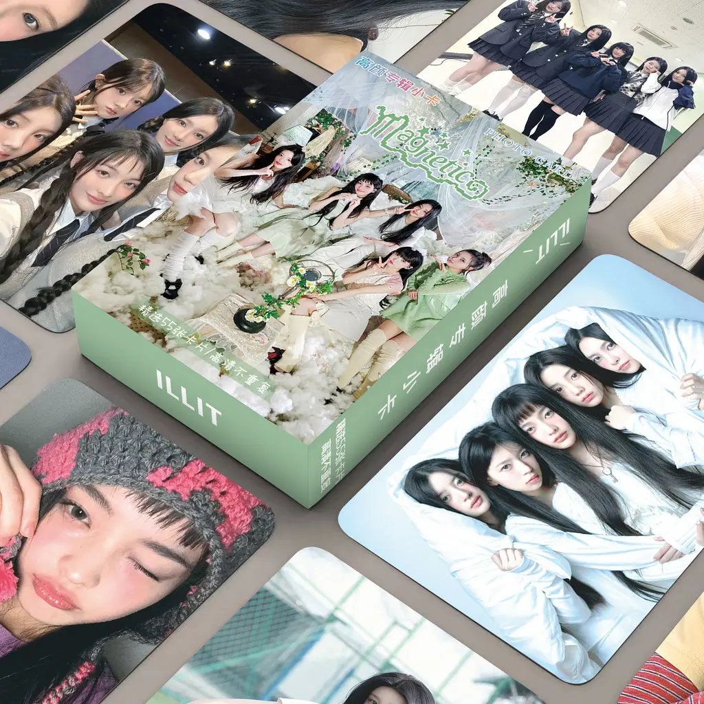 55pcs/box ILLIT BOMB Lomo Cards Do the Dance I'LL LIKE YOU