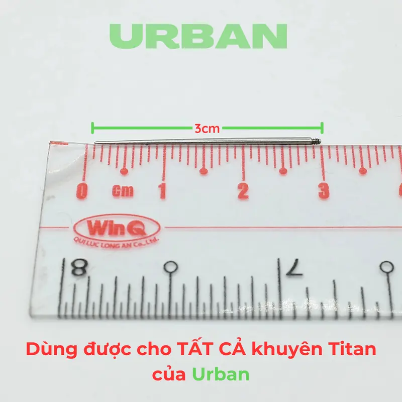 [1 CHIẾC] Pin Taper Que Hỗ Trợ Đeo KHUYÊN TITAN Thép Không Gỉ Unisex Không Gỉ Không Ngứa Không Bay Màu urban phụ kiện 2