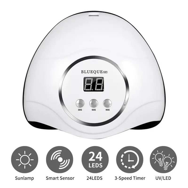 USB Charging Portable USB Nail Lamp, LED Nail Light with 24 LEDs & 4 Timer Settings, Automatic Sensor Nail Lamp for Nail Gel Polishing, Nail Art Tool for Home & Salon Use 7