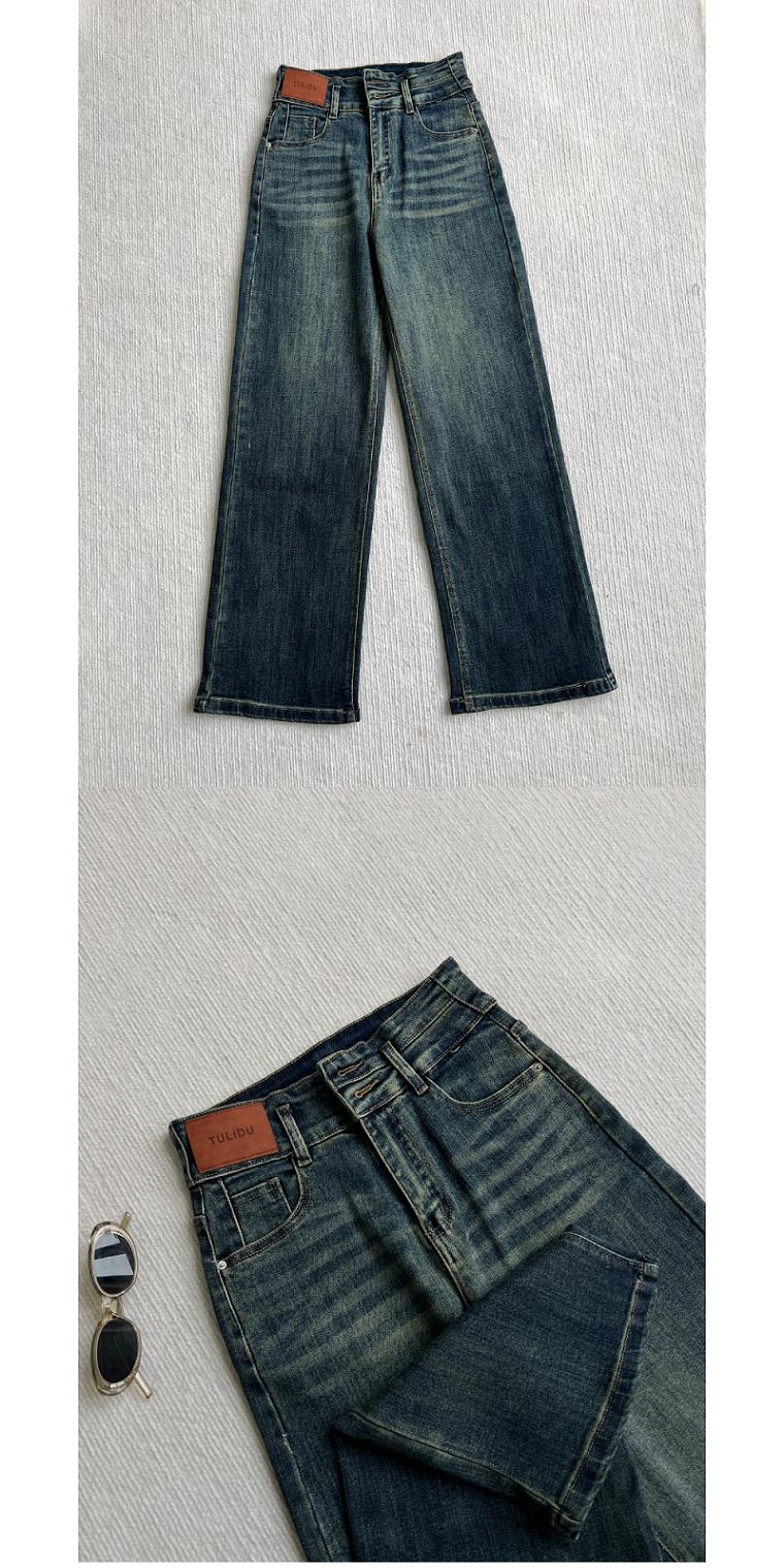 Product Introduction of Quần Jean Ống Rộng "Uri Jeans" Tulidu, Ống Đứng Rộng Chất Co Giãn Vải Cotton Jeans Cao Cấp [S90] 10