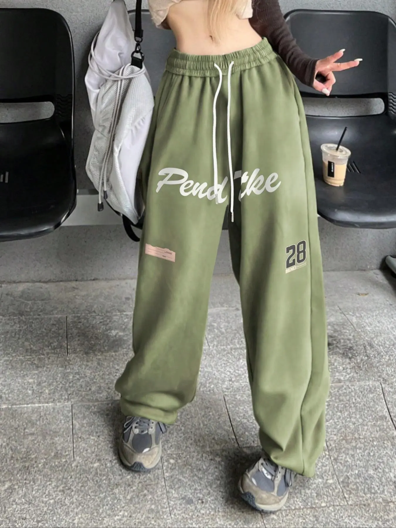 Women's Plain Pocket Sweatpants, Casual Jogger Pants for Daily Wear, Ladies Bottoms for Fall & Winter