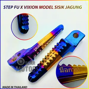 Step Pijakan 2tone Belakang Thailand FootStep Jagung Two Tone Vixion Old Vixion New Satria Fu Universal Semua Motor
