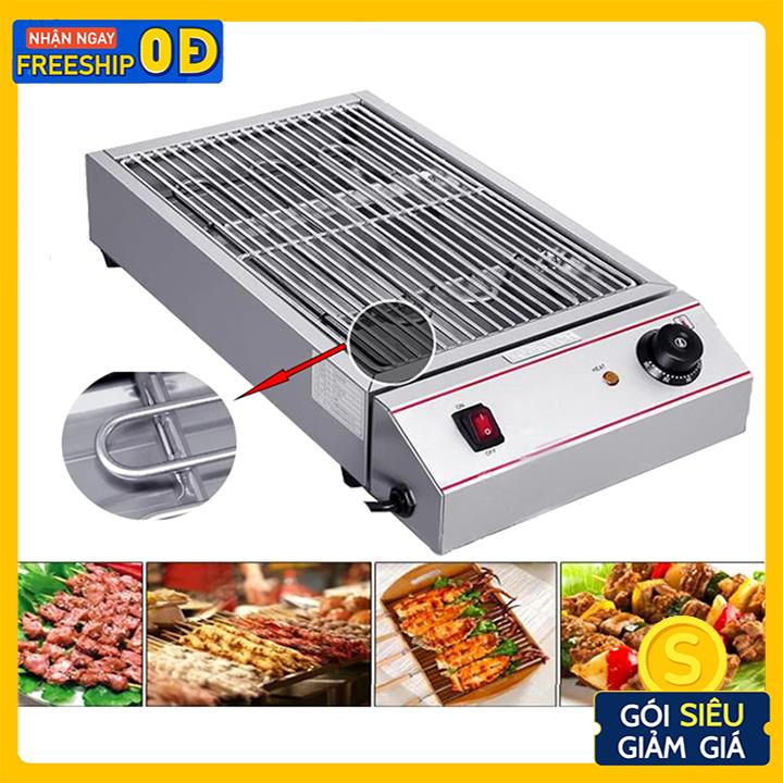  Bếp Nướng Điện Hàn Quốc Không Khói Công Suất 2800w Lò Nướng Điện Chín Nhanh Inox Vệ Sinh An Toàn 