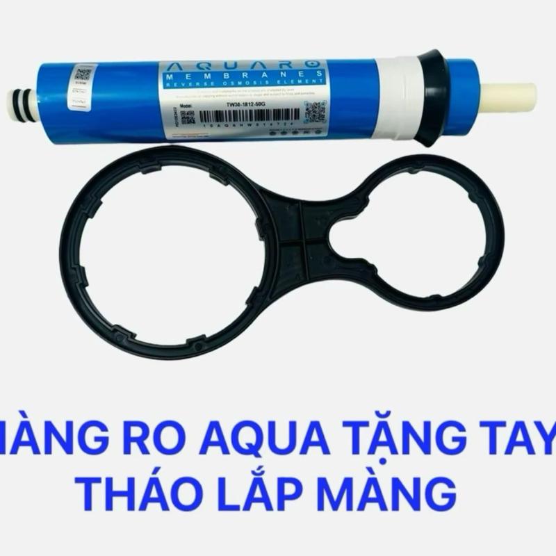 MÀNG LỌC RO AQUA LẮP CHO MÁY LỌC NƯỚC RO tặng kèm tay tháo cốc màng RO  Bộ lọc nước thay thế cho máy lọc nước RO sản suất tại Việt Nam