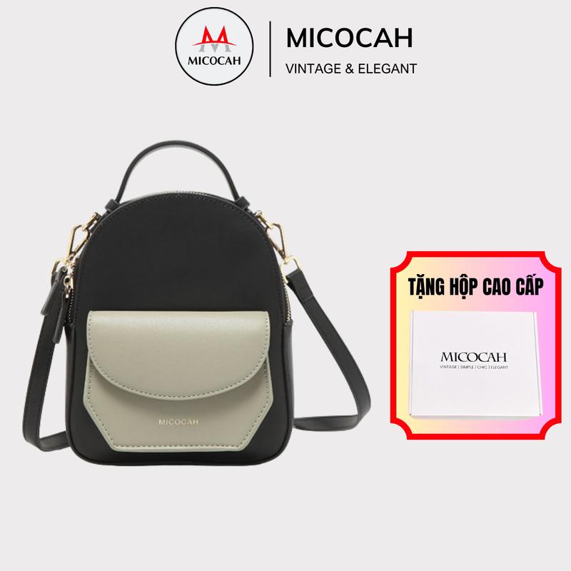  Balo Nữ Mini Thời Trang Đi Học Đi Chơi Phối Màu Cực Đẹp MC43 Đeo Vai Backpack FULLBOX 