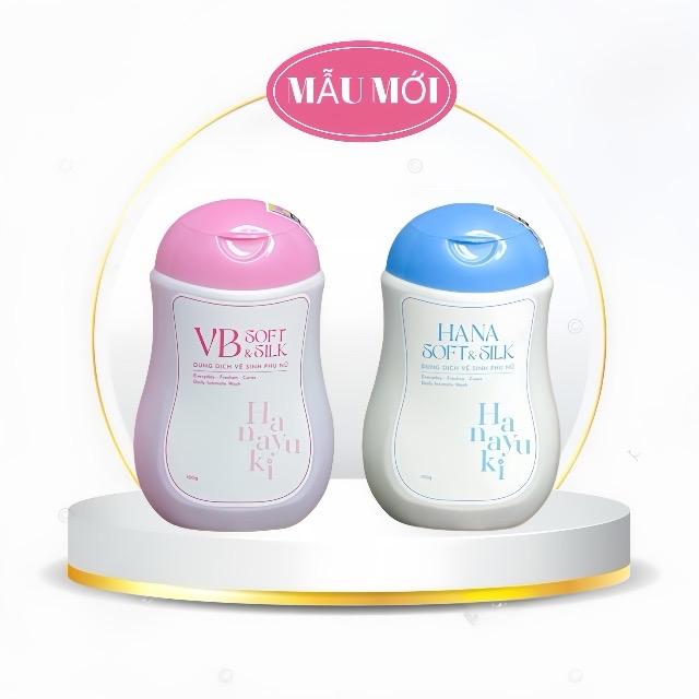 Dung Dịch Vệ Sinh Hanayuki Hana Soft & Silk, VB Soft & Silk 150g. Nữ