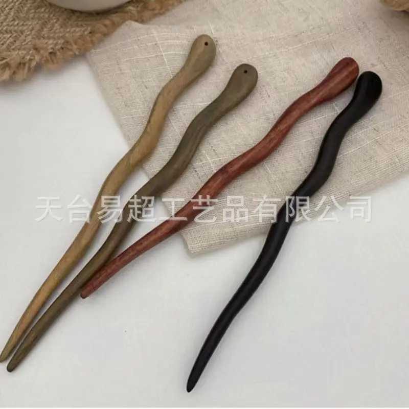 Kẹp Tóc, Phong Cách Cổ Trang, Làm Bằng Gỗ, Giả Mun, Kẹp Tóc Phong Cách Trung Quốc, Gậy Tóc, Phụ Kiện Tóc, Bán Buôn, Đồ Trang Trí Tóc Hán Phục Mới, Dành Cho Nữ Women
