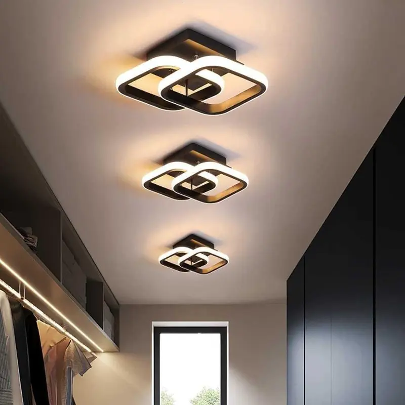 Lampu Plafon LED Modern KAGU 22W 3 in 1 Color - KG821 dengan Voltase Input AC 85-265V Plastik Set Bohlam 2