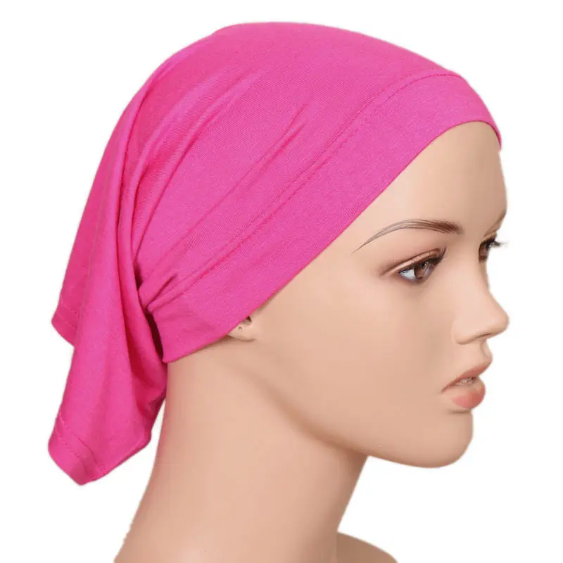 Mũ Ống, Bán Chạy, Không Vón Cục, Không Phai Màu, Nhiều Màu, Cơ Sở Cotton Mercerized Trơn Mũ Khăn Trùm Đầu Ống Thẳng Modal 1