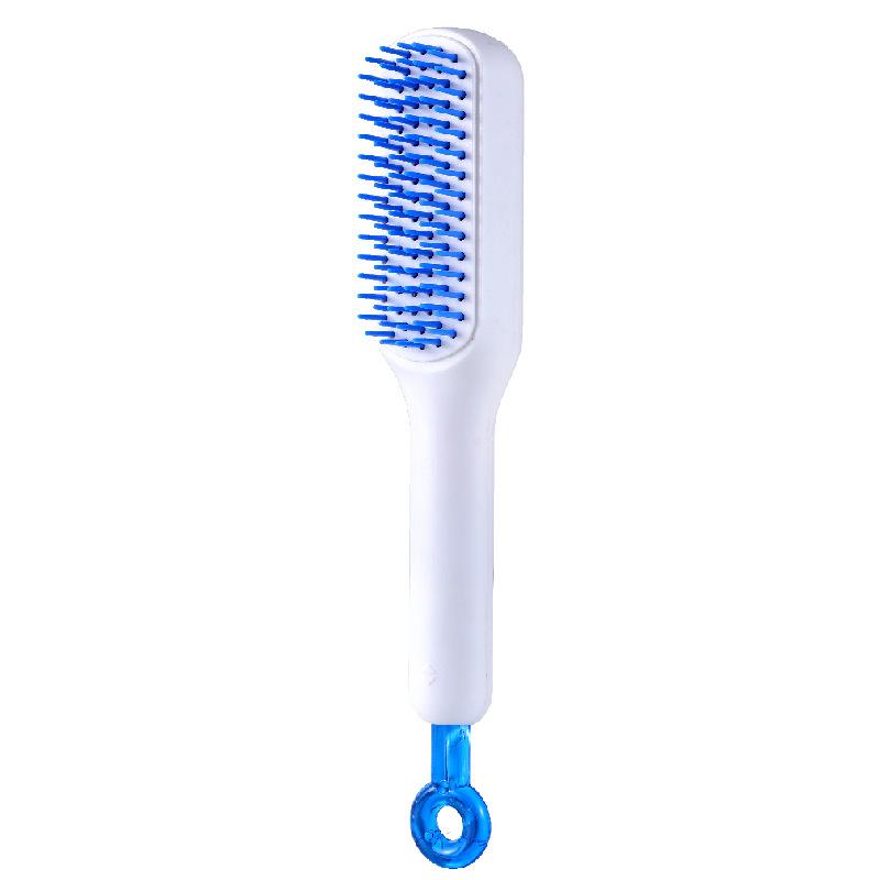 Product Introduction of Portable Telescopic Comb With Mirror Self Cleaning Hair Brush Massage Anti-static Hair Smoothing Comb Hairdressing Tools 27