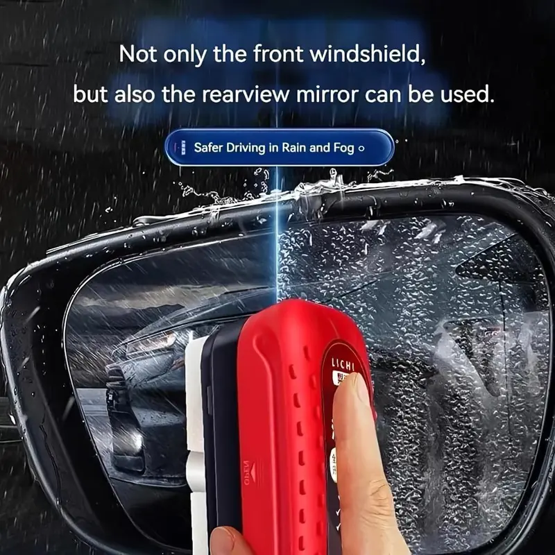 Car Windshield Cleaning Tool, Multifunctional Car Windshield Cleaning Tool with Reusable Foam Sprayer, Car Glass Cleaning Tool 2