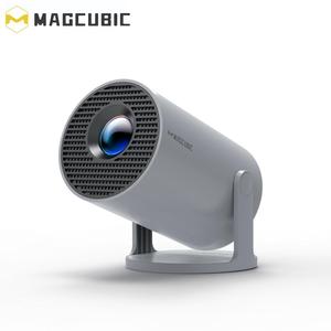 MAGCUBIC HY300 Portable Projector, 3D Projector with 180° Rotatable Function, WiFi6 Projector with BT 5.0, Home Theater Projector for Ceiling Outdoor