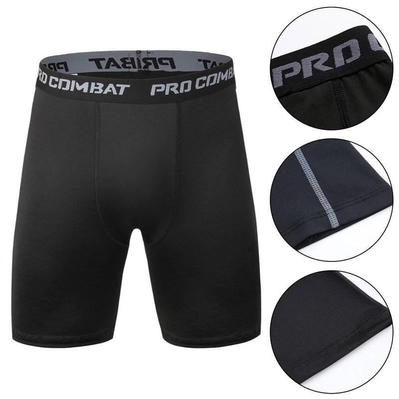 Product Introduction of Men's Basketball Leggings Five-Point Shorts Male Quick-Drying Outdoor Running Training Fitness Elastic Compression Short Pants Tights Shorts 23