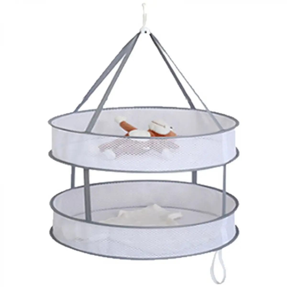 Clothes drying basket, windproof, foldable and portable, clothes drying net, anti-veins, flat net bag for clothes and socks, laundry useful tool Accessory Racks