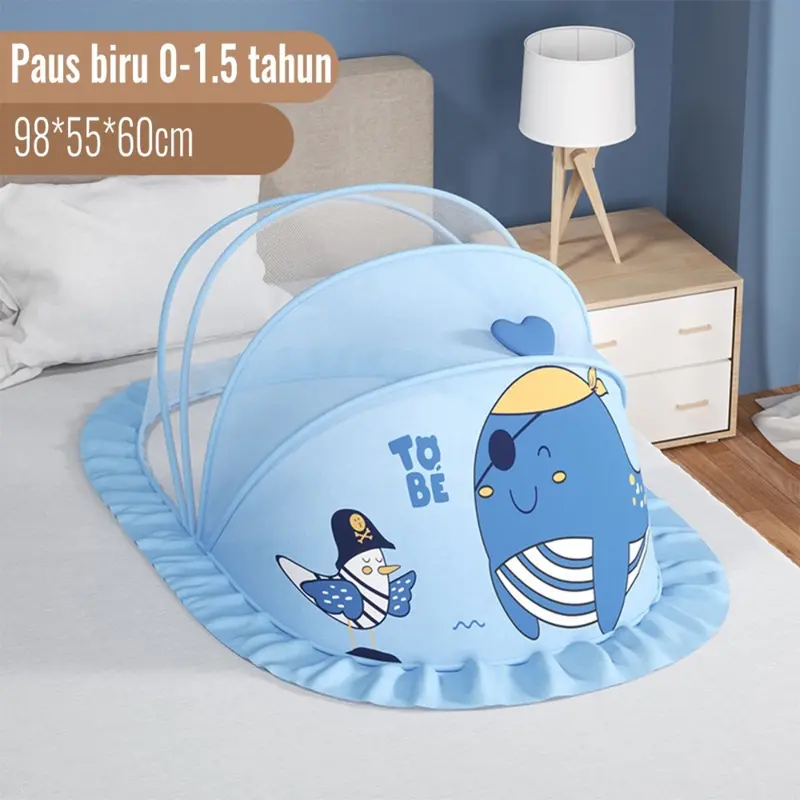 Jaringan Nyamuk Tidur Bayi Dengan Melipat Yang Bisa Dikembalikan Dan Melindungi Seluruh Lingkungan 1