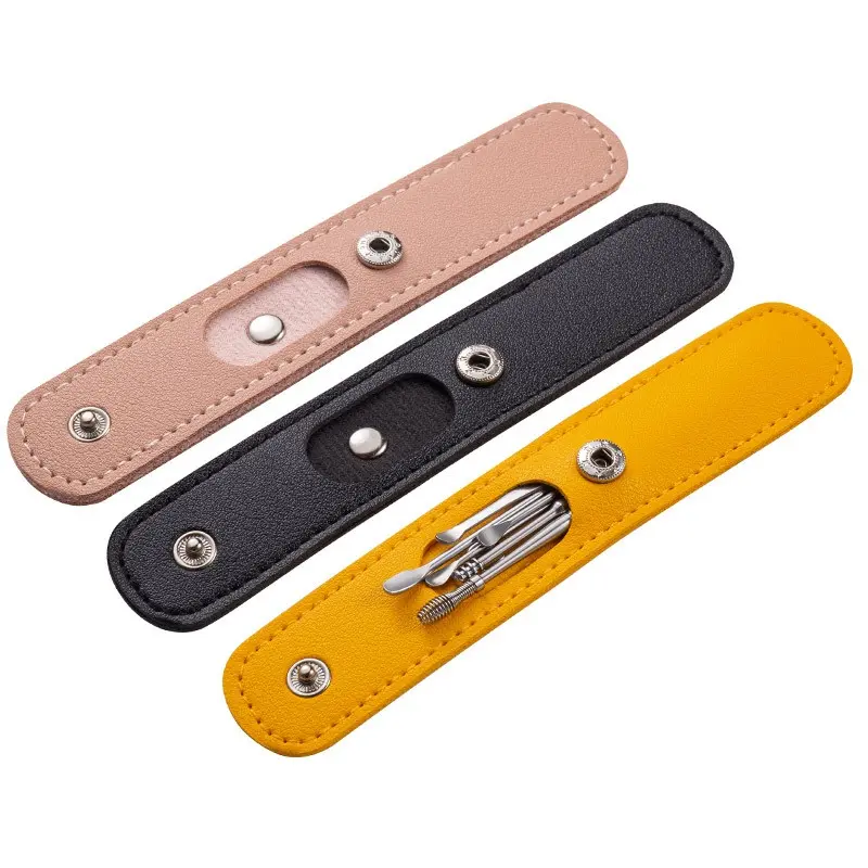 Bộ Lấy Ráy Tai 6 Món Túi Da Cao Cấp (Có Móc) 5