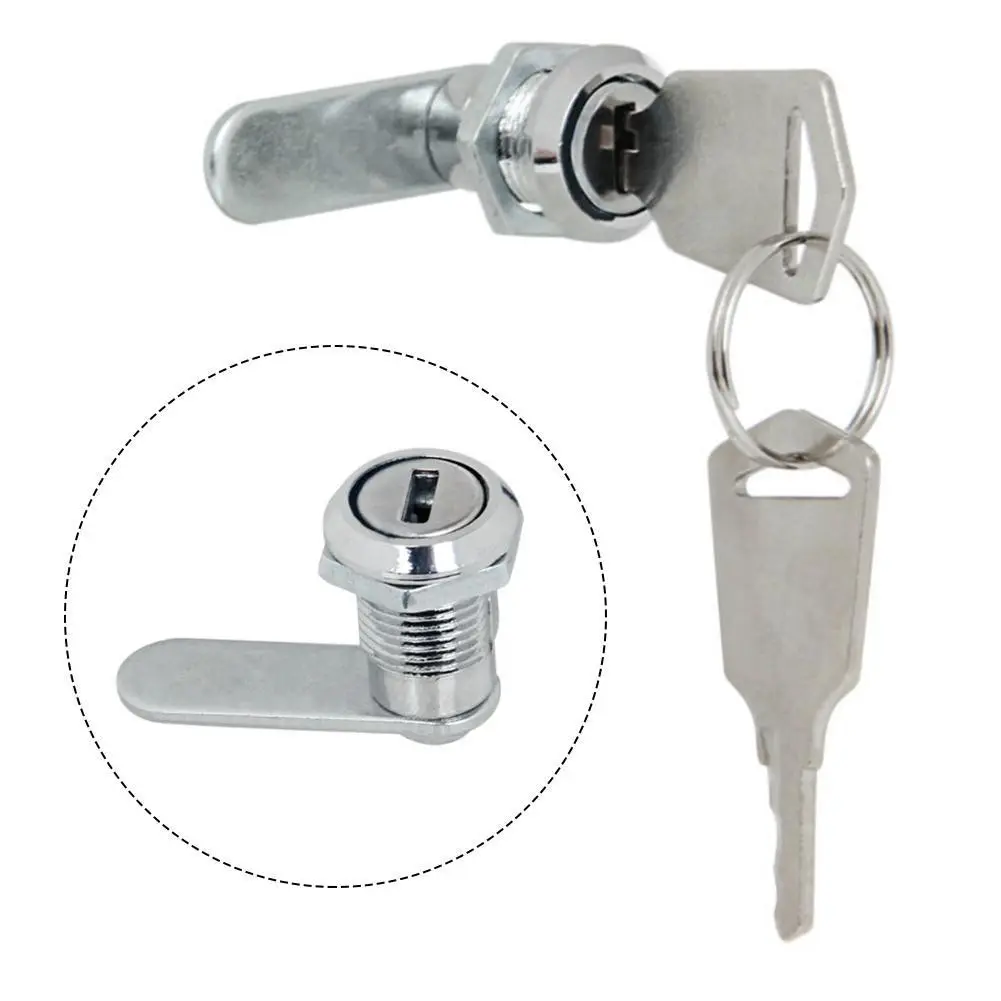 Kunci Laci Aluminium Aloi, 1Set, Untuk Kabinet, Peti Surat, Perabot Pemfailan, Dengan Kunci, Untuk Kabinet Rumah, Loker, Laci, Perkakasan