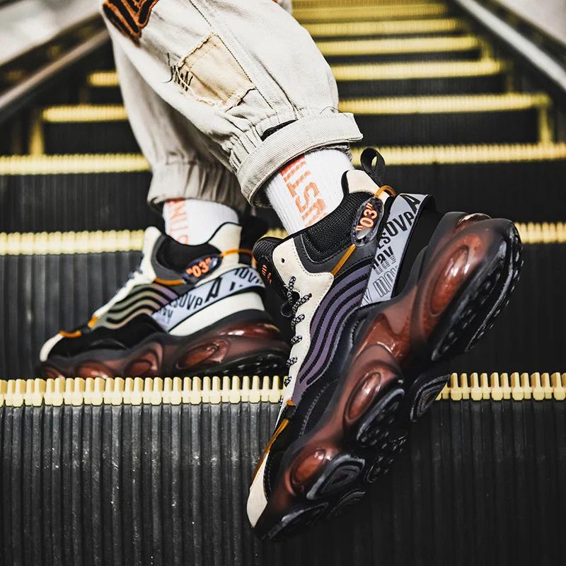 Custom Luminous Winter Plush Casual Sneakers Leather Plus Size US 13 EU 48 Air Cushion Sports Running Shoes for Men Closed Boy_voghion.com