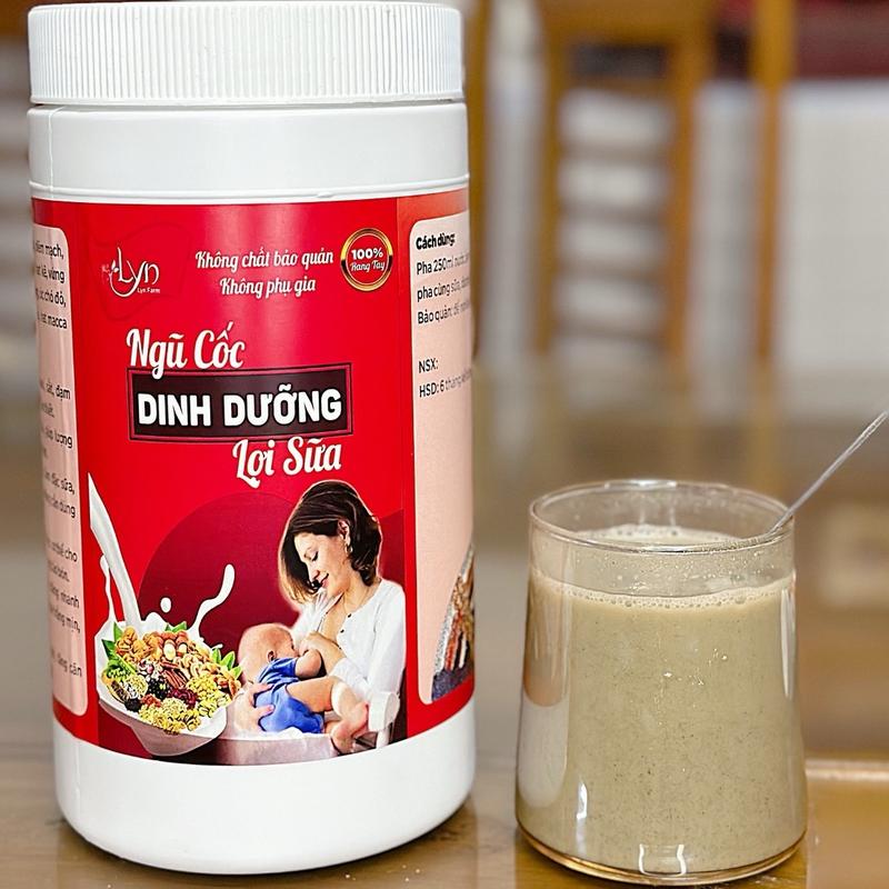 NGŨ CỐC LỢI SỮA LYNFARM - Hỗ trợ gọi sữa - Hộp 1kg