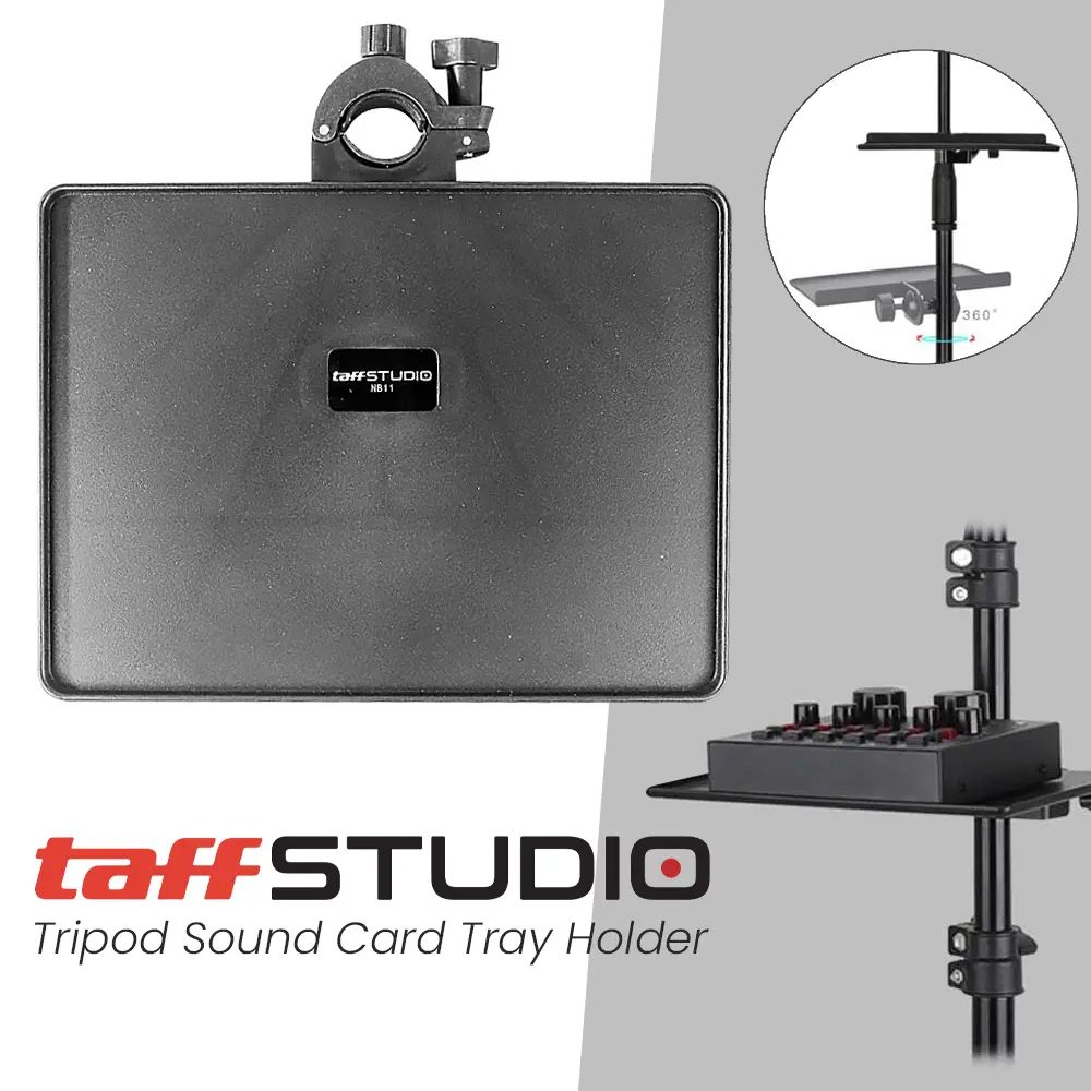 Tripod Sound Card Tray Clamp Holder - NB11 TaffSTUDIO