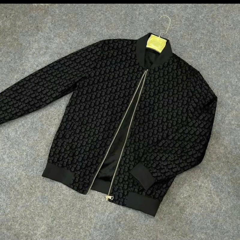 Áo Khoác Bomber Gió Hai Lớp Dập Nổi Vân Nhung Menswear Nam Cao Cấp