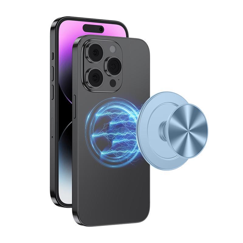 Portable Lightweight Magnetic Expanding Phone Holder, Magnetic Mobile Phone Grip, Universal Collapsible Mobile Phone Accessories Compatible with iPhone 15/14/13/12 Series, Magnetic Phone Mount, Birthday Gift Ideas 0