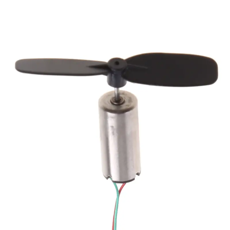 Động cơ không lõi + Cánh quạt, 1 bộ, 3.7V, 48000RPM, dành cho máy bay RC và đồ chơi trực thăng 8
