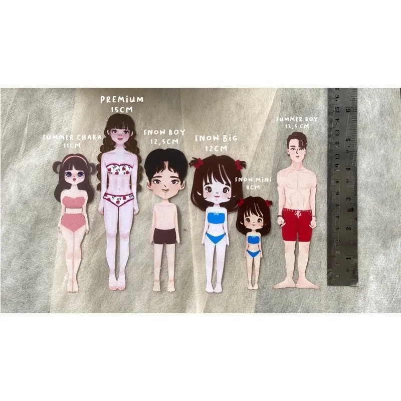 "Summer Chara" BP Mainan Boneka Kertas 1