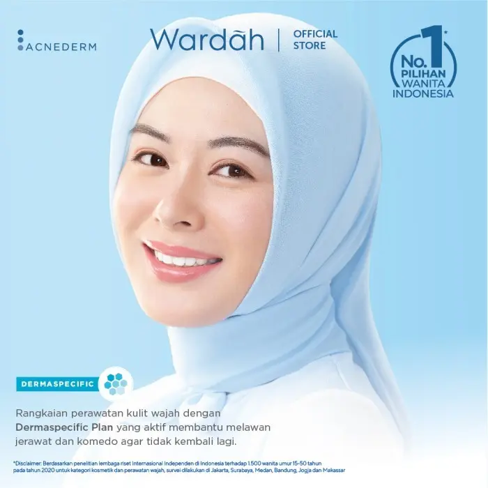 NEW! Wardah Acnederm Salicylic Acid Zinc Acne Clearing Low pH Foaming Cleanser 5