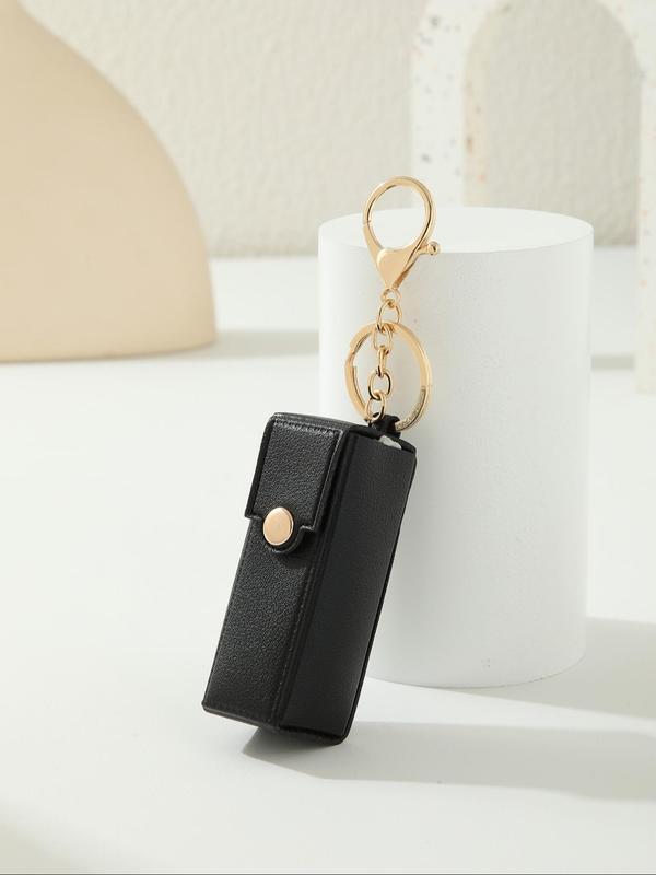 Solid Color Mini Bag Charm with Keychain for Women & Men, Casual and Versatile Bag Charm for Daily Use, Perfect Bag Decoration 3