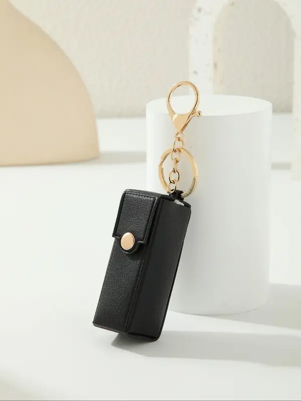 Solid Color Mini Bag Charm with Keychain for Women & Men, Casual and Versatile Bag Charm for Daily Use, Perfect Bag Decoration 2