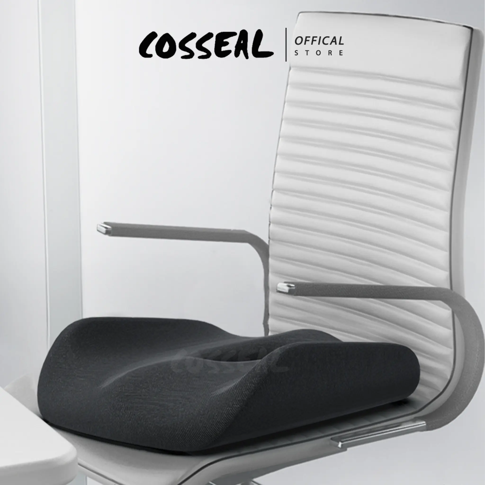 Cosseal Đệm Lót Ghế Công Thái Học Cao Su Non Gối Ngồi Thoáng Khí Đệm Lót Ghế Văn Phòng Ô Tô Xe Hơi