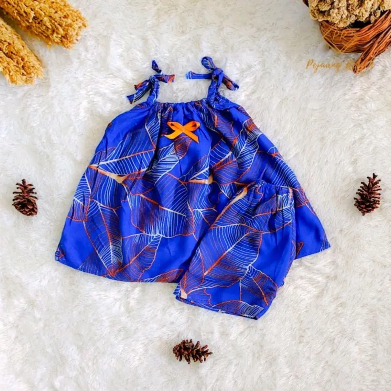 PROMO 3 PCS SETELAN CHERRYBELLE setelan bayi perempuan setelan tali bayi murah meriah grosir 1