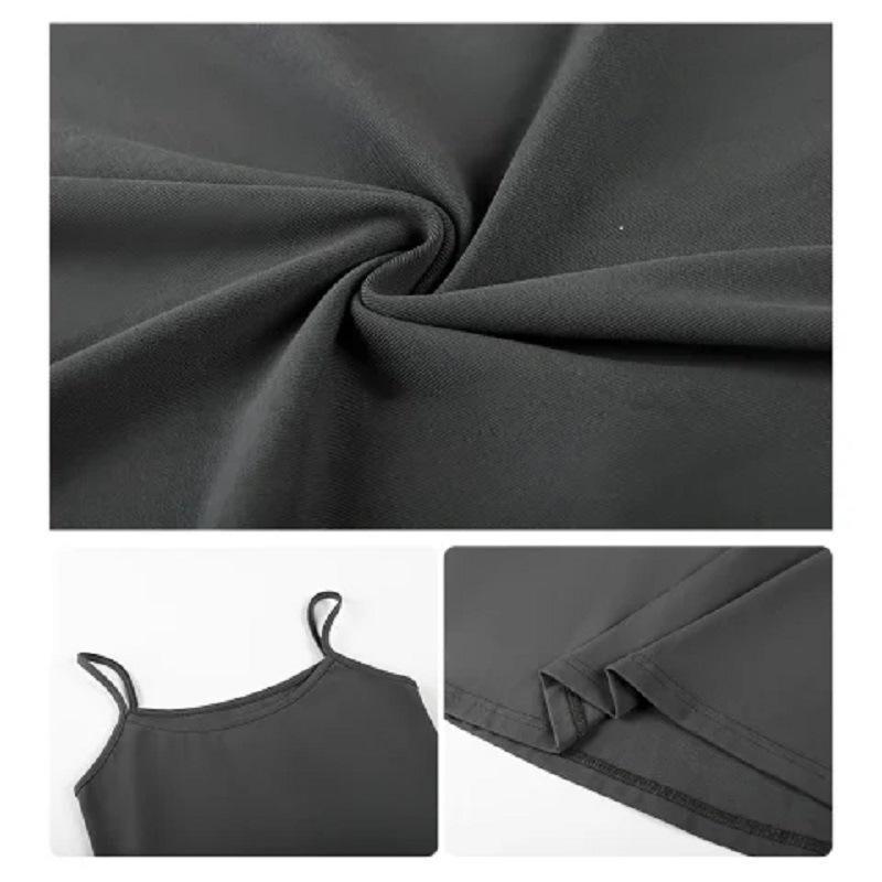 Product Introduction of Summer Dress Hot Girl Elastic Strap Dress Women Sleeveless Off-Shoulder Waist-Cinching One-Shoulder Base Long Dress 19