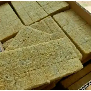 4 Lembar Rockwool Cultilene 18 lubang 2,5x7,5x15cm Siap Pakai