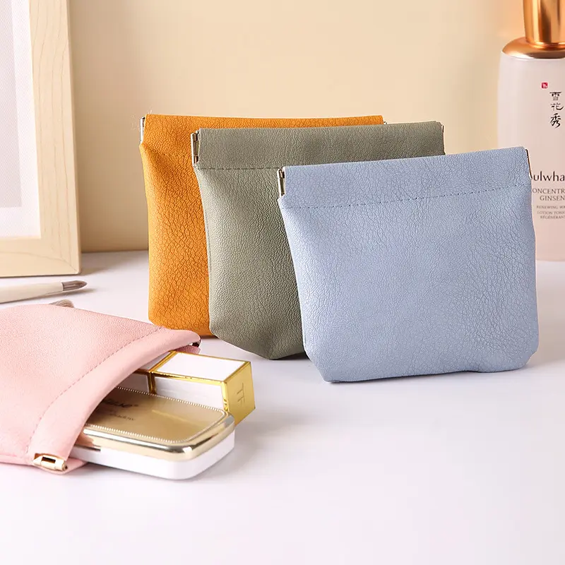 SHIS-Mini Storage Bag & Key Holder Bag & Coin Purse & Makeup Storage Bag \ Shrapnel Print Portable Small Bag