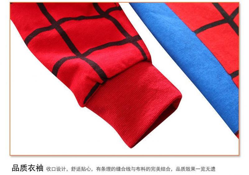 Product Introduction of Quần Áo Trẻ Em, Người Nhện Hoạt Hình Marvel, Bộ Đồ Dài Tay Áo, Đồ Ngủ Batman, Đội Mỹ, Đồ Lót Dài, Người Sắt 16