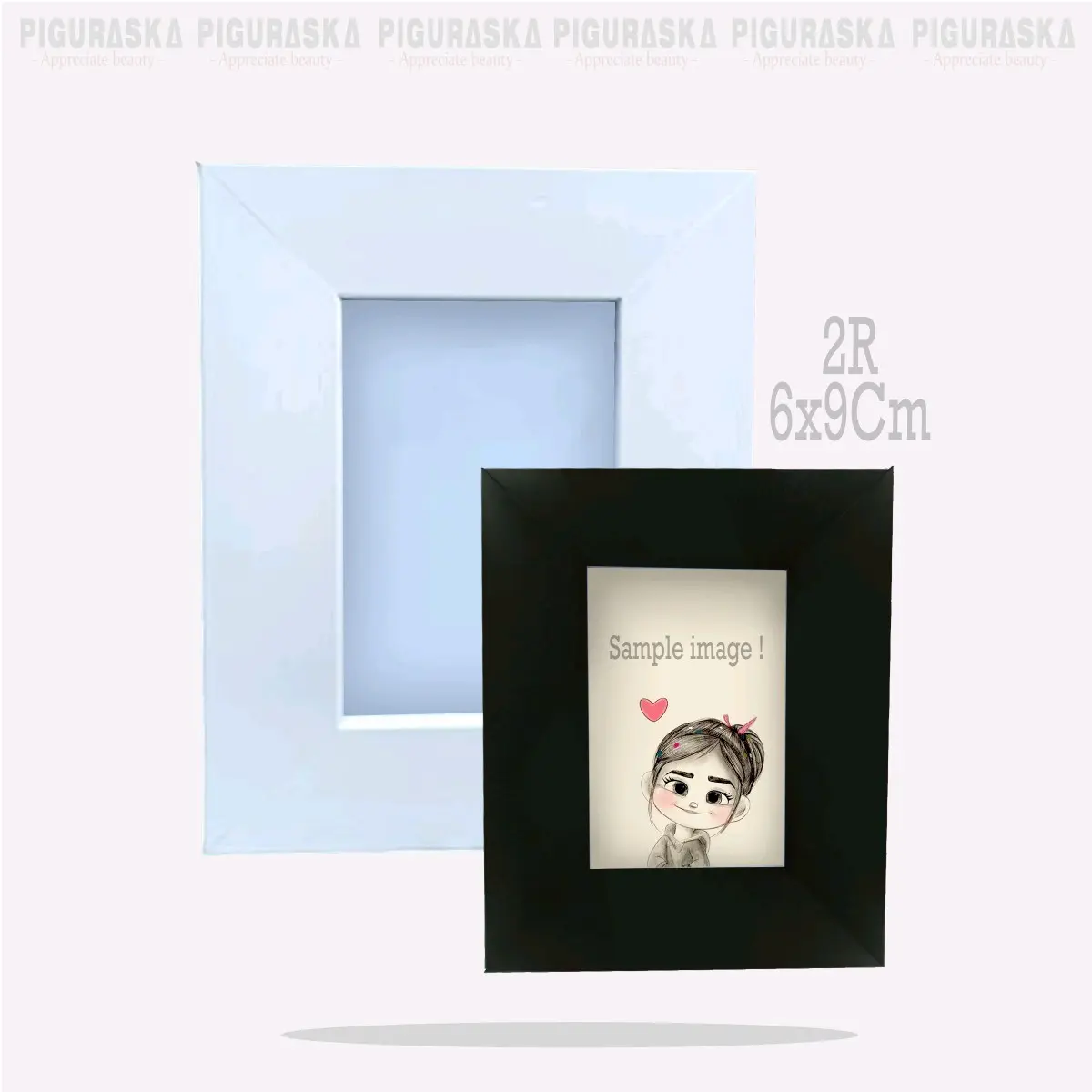 Pigura Minimalis 2R / Photo Frame Decorative / Bingkai Foto Polaroid 2R ...