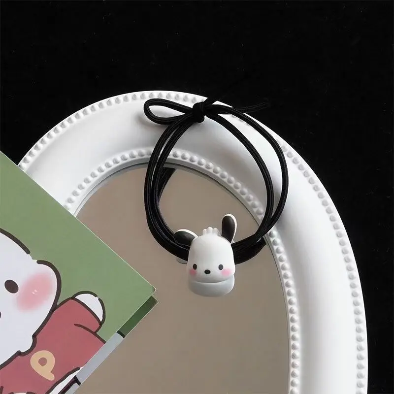 Dây buộc tóc cún dễ thương dây cột tóc nữ đơn giản 0