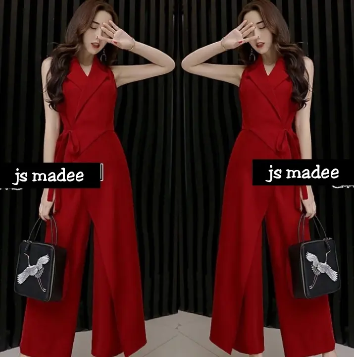 [HNFK] Jumpsuit Wanita Model Baru / Jumpsuit Made / Baju Kodok Dewasa /Jumpsuit Korea / Jumpsuit Wanita Trend Kekinian 4