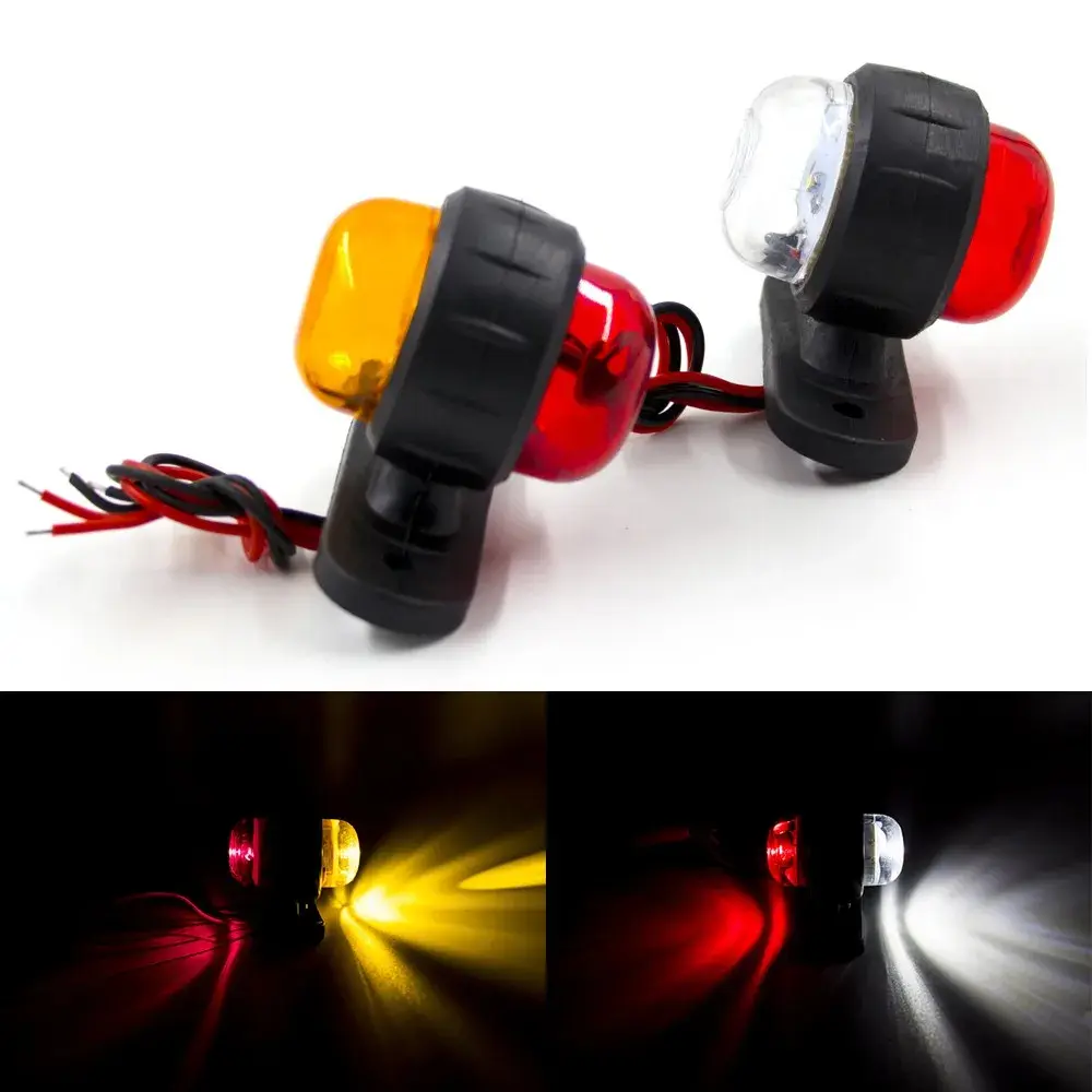 LAMPU PENANDA BAK MERAH KUNING TRUK BELAKANG 12V 24V FUSO HINO L300 UNIVERSAL Kendaraan