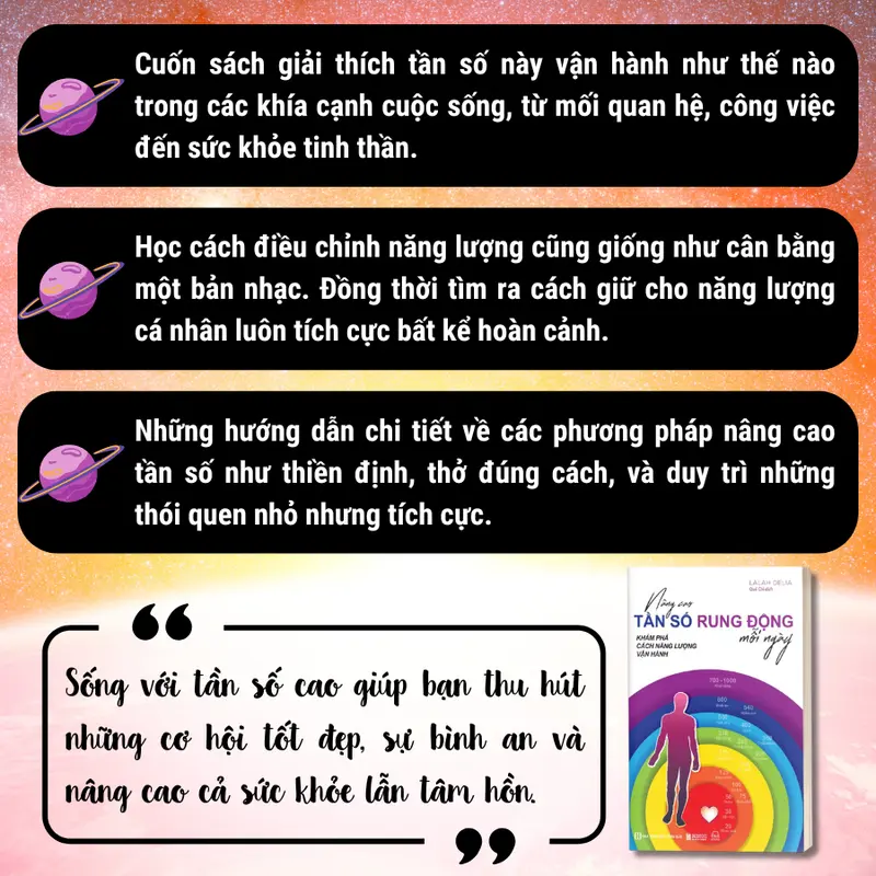 Combo 2 Cuốn Sách Giải Mã Bản Thân: Bản Đồ Về Ý Thức Và Nâng Cao Tần Số Rung Động Mỗi Ngày: Khám Phá Cách Năng Lượng Vận Hành 4