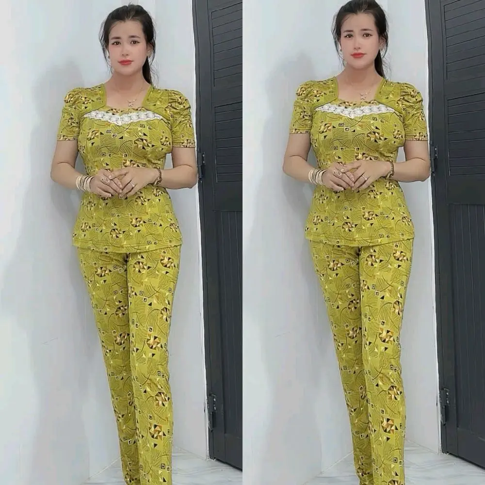 Sét bộ thun nữ ,quần dài ống ôm vải thun aty size 48-78kg_Tâm Đan Áo Women.đồ bộ nữ Top Ong