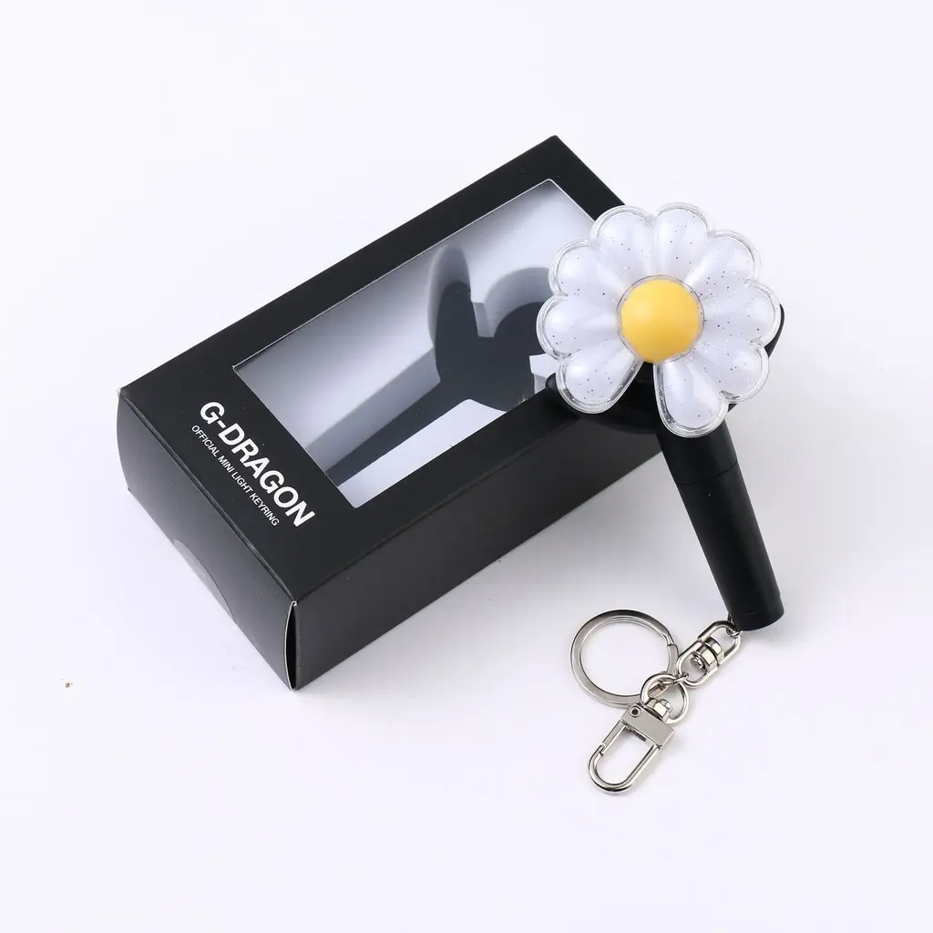 Kpop BIGBANG Mini Lightstick Keyring Idol G-DRAGON Little Daisy